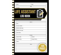 Life Assistant Logbook: Liaison book to transmit useful information on a daily basis for the elderly, disabled or sick