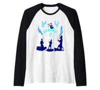 Life Begins at 20 Knots Sagome Blu Turchese Maglia con Maniche Raglan