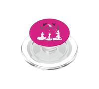 Life Begins At Twenty Knots For Kite Surfers Bianco Grigio PopSockets PopGrip per MagSafe