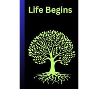 Life Begins: Sketchbook journal diary planner for her for him for them