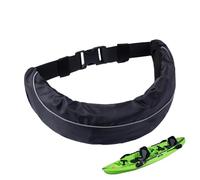 Life Belts Adult, Inflatable Waist Belt, Reusable Safety Gear, Waterproof Lightweight Design for Kayaking, Boating, Snorkeling, Surfing, Fishing, Sailing Air Bag Nylon Fabric