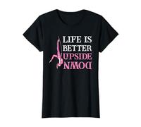 Life Better Sottosopra Acrobazie di Seta Aerea Aerialist Maglietta