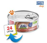 Life Cat Le Vellutate Adult Exigent Tonno Cibo Umido Gatti Lattina da 70 gr