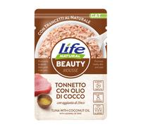 Life Cat Natural Beauty Bustine 70 gr - Tonnetto con olio di cocco - Confezione da 30 pezzi - Cibo umido per gatti - 1° ORDINE? scegli lo sconto BZR5 / BZR20 + 200 punti fedeltà