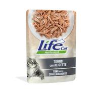 Life Cat Natural Bustine 70 gr - Tonno e alicette - Confezione da 30 pezzi - Cibo umido per gatti - 1° ORDINE? scegli lo sconto BZR5 / BZR20 + 200 punti fedeltà