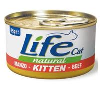 Life Cat Natural Kitten Manzo, lattina 85g