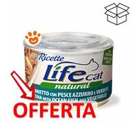 Life Cat Natural Le Ricette 150 gr: Tonnetto con pesce azzurro e verdure