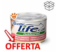 Life Cat Natural Le Ricette 150 gr: Tonnetto con Gamberetti