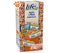 Life Cat Natural Multibox Filetti di Pollo - Life Cat Natural Multibox Filetti di Pollo - Confezione da 6x50 Gr