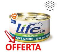 Life Cat Natural Lattine 85 gr: Tonno con Pesce Azzurro