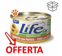 Life Cat Natural con Frutta 85 gr: Tonno con Papaya