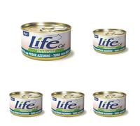 Life Cat Natural Tonno con Pesce Azzurro, lattina 85g (Confezione da 5)