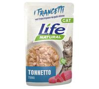 Life Cat Natural Trancetti Bustine Grain Free 55 gr Tonnetto - confezione da 30 pezzi - Cibo umido per gatti - 1° ORDINE? scegli lo sconto BZR5 / BZR20 + 200 punti fedeltà
