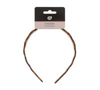 Life Cerchietto in Plastica per Capelli Effetto Onda Ambra Lucida