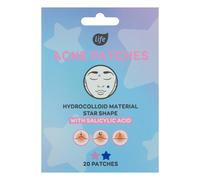 Life Cerotti per Imperfezioni a Forma di Stella - mix di colori 20 pezzi.