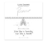 Life Charms Bracciale Runner, Argento