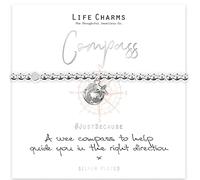 Life Charms - Braccialetto con bussola