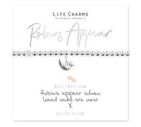 Life Charms Braccialetto con pettirossi appaiono quando i cari sono vicini