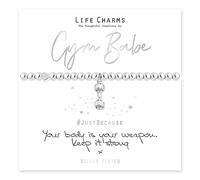 Life Charms Braccialetto Gym Babe
