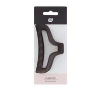 Life Clip per capelli incavata effetto brinato nera, 1 pz
