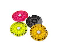 Life Counters - Quadranti singoli (4 pezzi) | Contare punti vita o vittoria | Da utilizzare con giochi da tavolo, giochi di carte collezionabili e giochi di carte viventi | Acrilico di alta qualità |