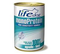 Life Dog Monoprotein, Agnello. Lattina da 390 gr
