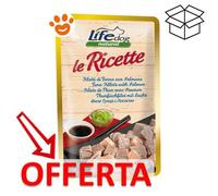 Life Dog Natural "Le Ricette" Filetti Tonno con Salmone - Life Dog Natural "Le Ricette" Filetti Tonno con Salmone - Bustina Da 95 Gr - CONFEZIONE RISPARMIO