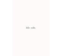 Life Edit - Pink - Minimalist Lined Notebook | 6x9 Journal for Writing, Notes, or Everyday Thoughts | 100 pages: Journaling gift for women and girls, clean design, writer’s notebook