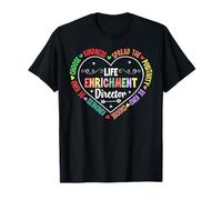 Life Enrichment Director Job Title Graphic Maglietta
