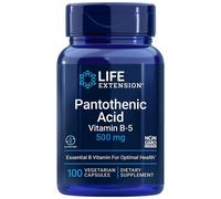 Life Extension Acido pantotenico 500 mg - 100 Capsule