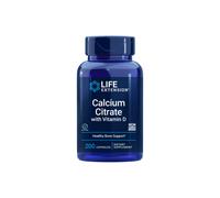 Life Extension Citrato di calcio con vitamina D, 200 capsule vegetali 200 mg di calcio e 2,5 µg di vitamina D3 in 1 capsula, integratore alimentare