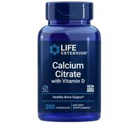 Life Extension Citrato di calcio + Vitamina D, 200 capsule
