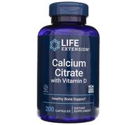 Life Extension Citrato di calcio + Vitamina D, 200 capsule