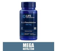Life Extension D L-FENILALANINA Aiuta Positivo Moods 500mg 100 Capsule Veg