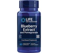 Life Extension, estratto di mirtillo e melograno, 60 veg. Capsule