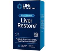 Life Extension Florassist Fegato Ripristinare, 60 Vegetariani Caps Lactobacillus