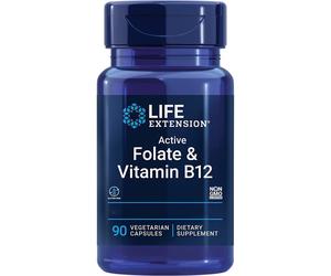 Life Extension, folati bioattivi e vitamina B12, 90 veg. Capsule - spedizione...