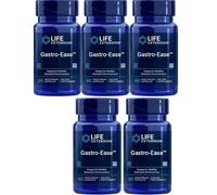 Life Extension Gastro-Ease, 5X60Caps PepZinGI Zinco L-Carnosina/Pylopass
