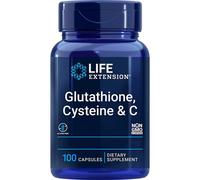 Life Extension, glutatione, cisteine & C, 100 capsule - spedizione lampo