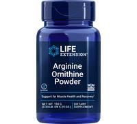 Life Extension L-Arginina 2250mg L-Ornitina 750mg Polvere - 5.29 OZ 150 Grammi