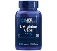 Life Extension, L-Arginina, 700 mg, 200 Veg. Capsule - spedizione lampo