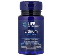 Life Extension Litio 1000mcg, 100 Capsule Supporto Cognitivo