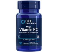 Life Extension Mega Vitamina K2 45.000 Mcg 30 Caps Menaquinone-4