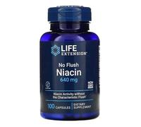 Life Extension Niacina senza effetto Flush, 640 mg, 100 capsule