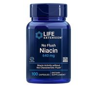 Life Extension No Flush Niacin 640 mg, 100 capsule