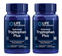 Life Extension Optimized Triptofano Plus 2X90caps L-TRIPTOFANO 1000mg /