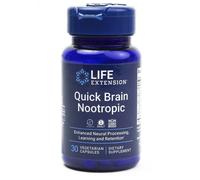 Life Extension Quick Brain Nootropic 30Caps Bacopa/Gotu Kola/Marigold/Floraglo