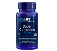 Life Extension Super Carnosina, Carnosina, 500 mg, 60 capsule vegetali Vitamina B1 e antiossidante per supportare la rigenerazione muscolare /…