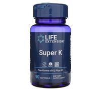 Life Extension Super K Vitamina K1, K2 (MK-4 e MK-7) 90 capsule softgel