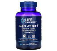LIFE EXTENSION SUPER OMEGA-3 CON LIGNANI DI SESAMO ED ESTRATTO DI OLIVA 60 SO...